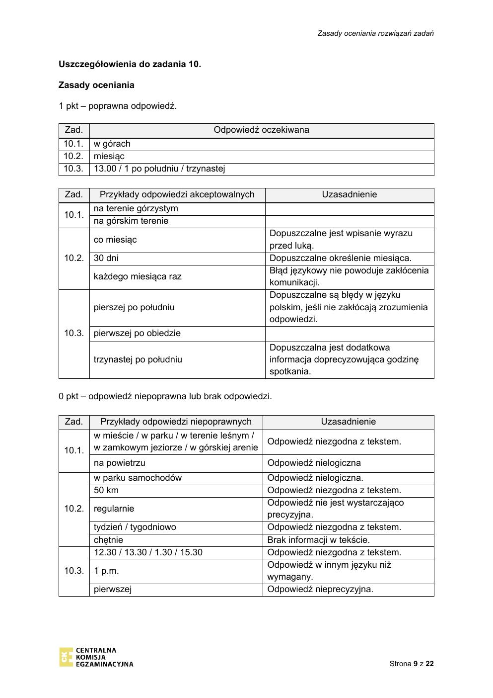 odpowiedzi - angielski - egzamin ósmoklasisty 2021 próbny-09