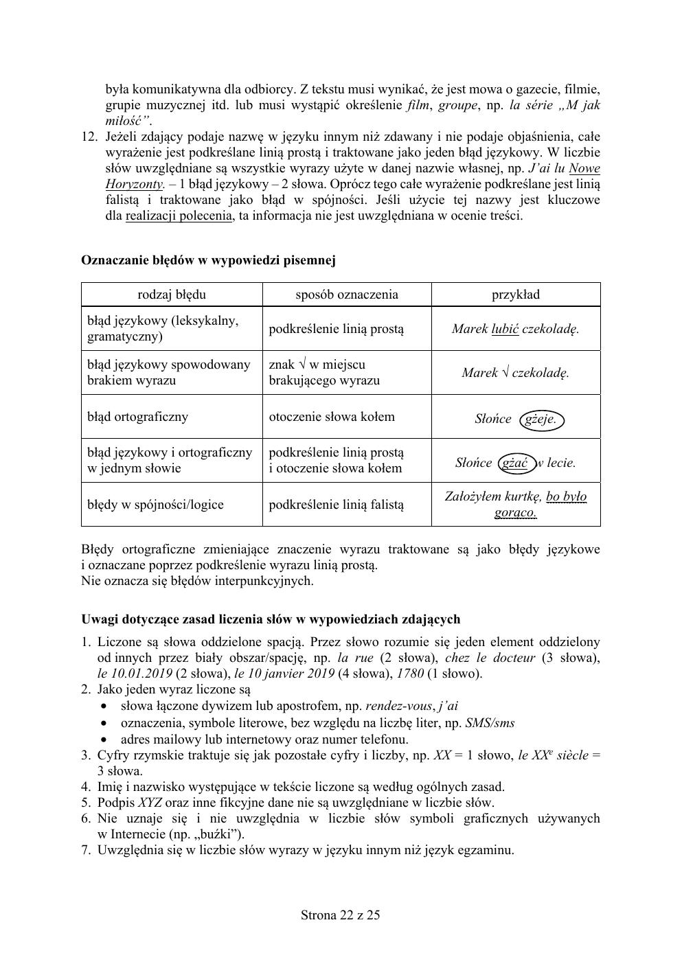 odpowiedzi - francuski - egzamin ósmoklasisty 2020 próbny-22