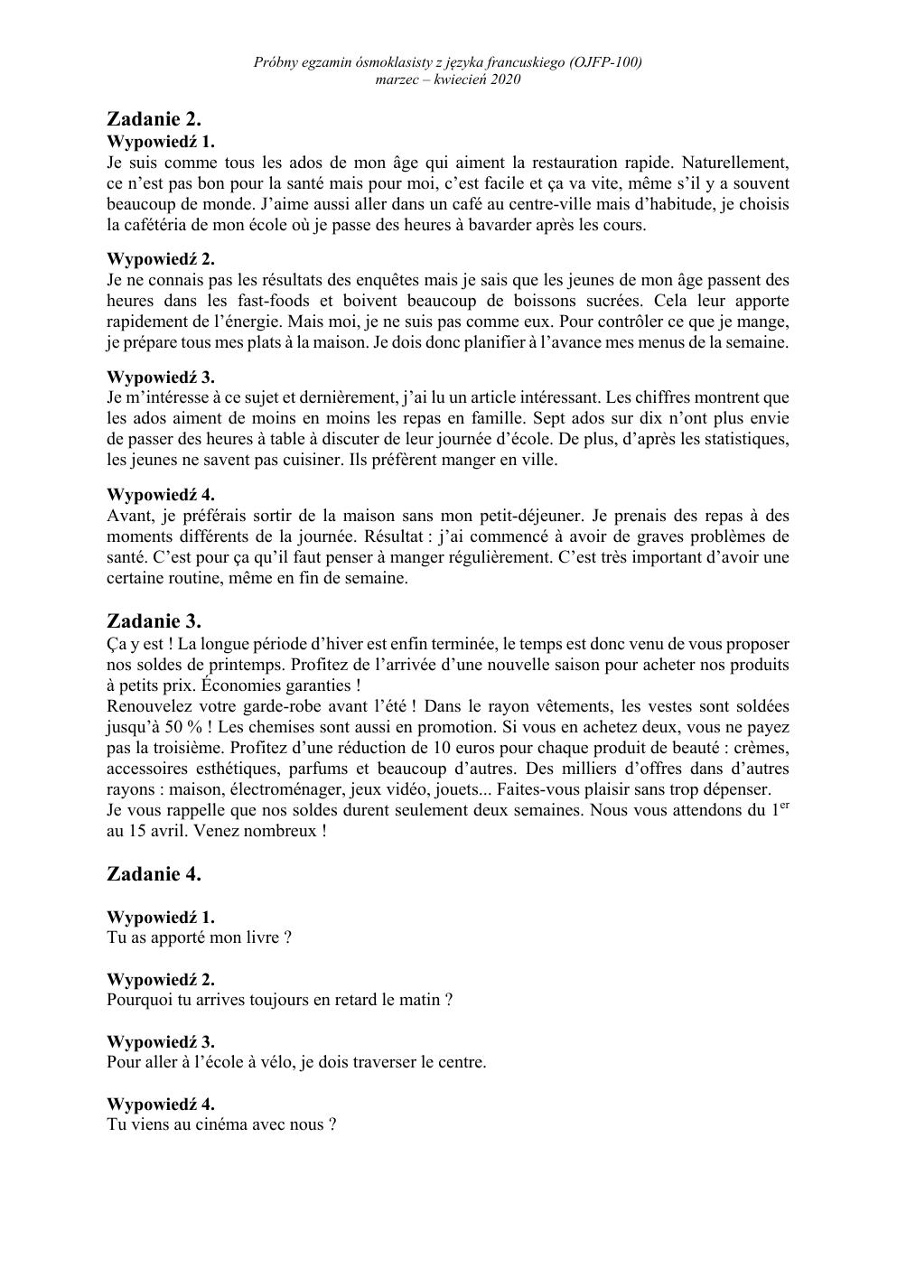 transkrypcja - francuski - egzamin ósmoklasisty 2020 próbny-2