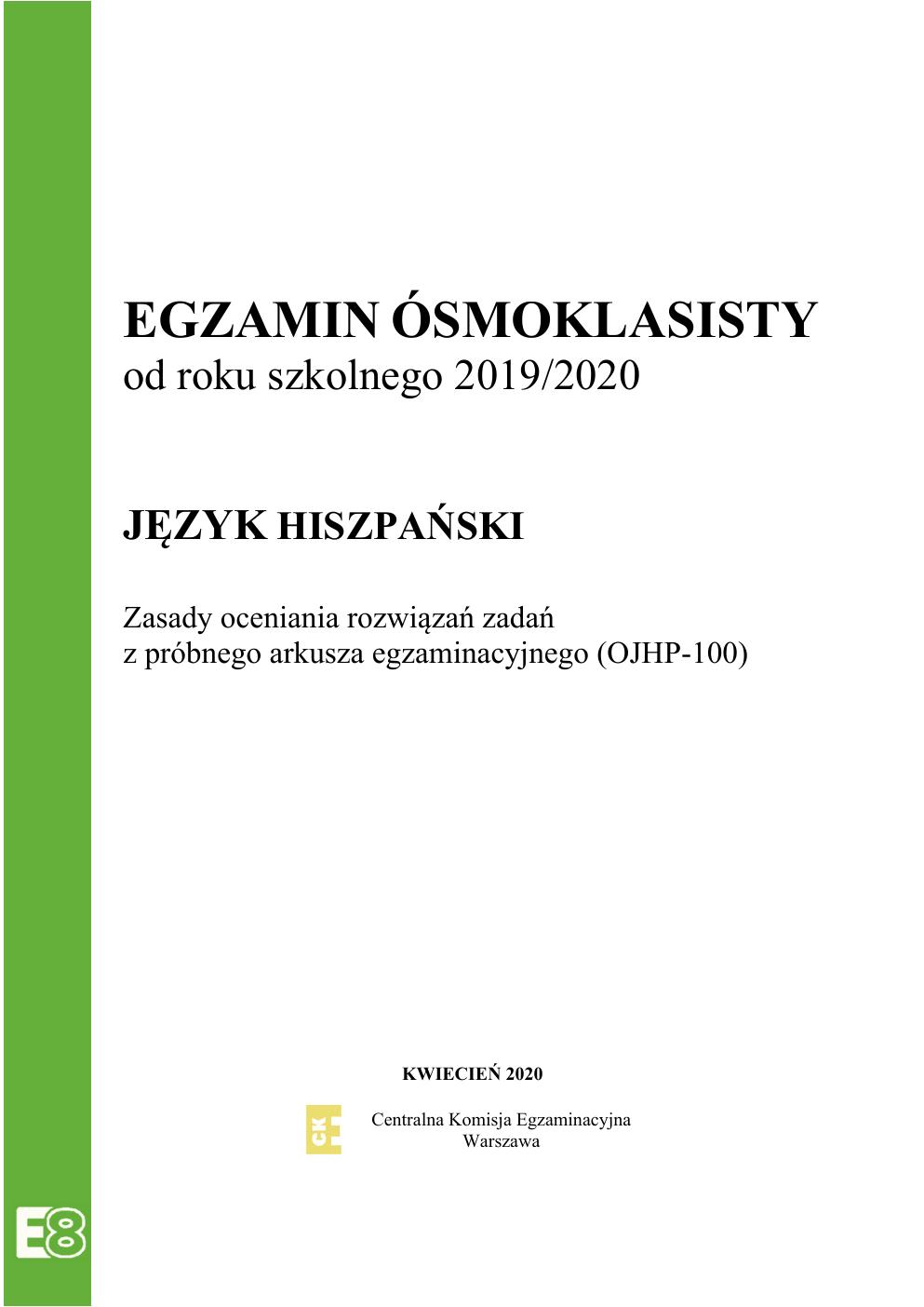 odpowiedzi - hiszpański - egzamin ósmoklasisty 2020 próbny-01