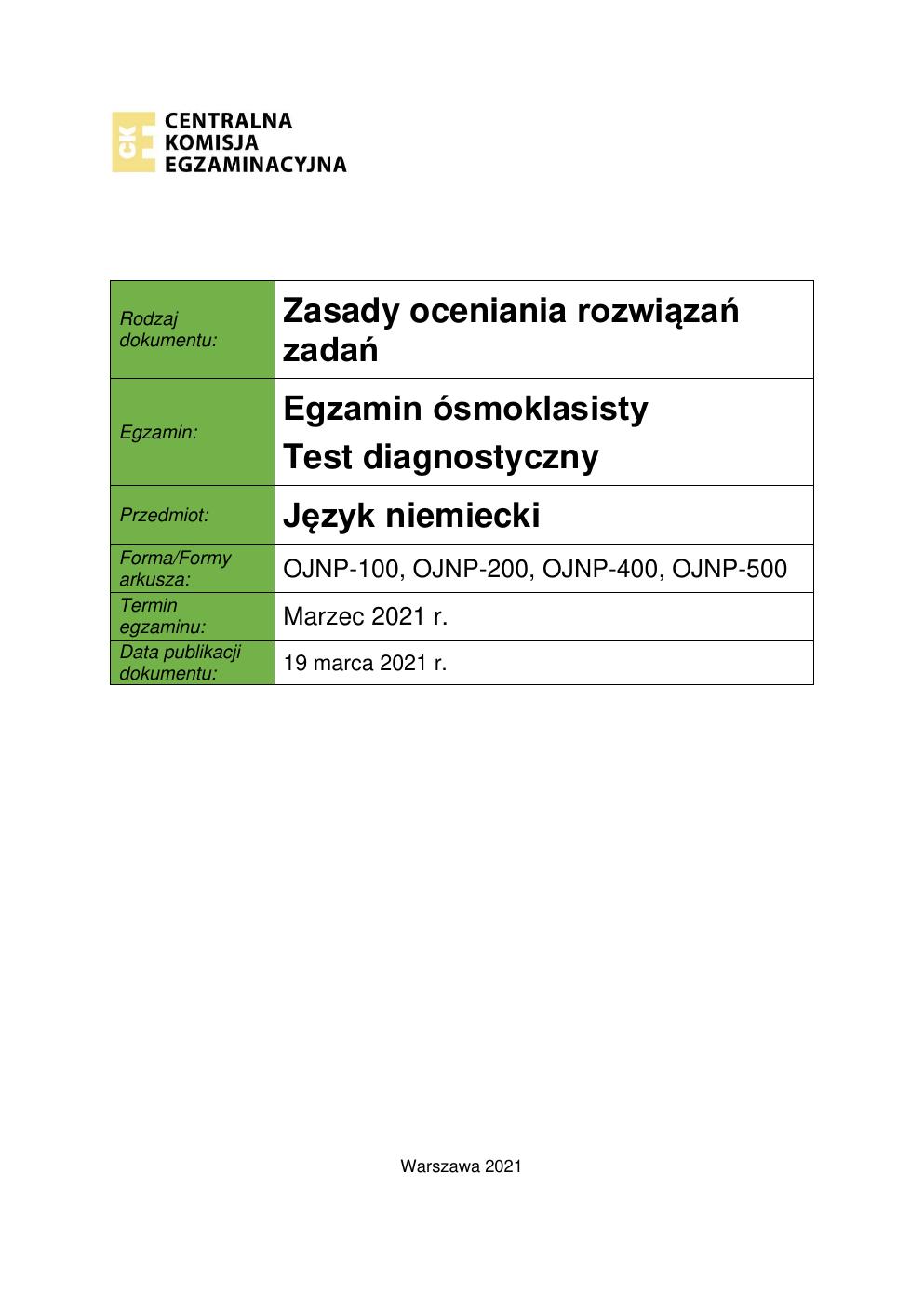 odpowiedzi - niemiecki - egzamin ósmoklasisty 2021 próbny-01