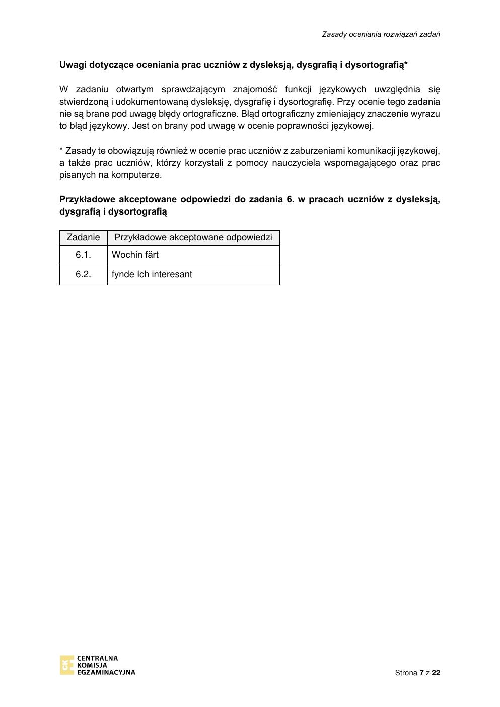 odpowiedzi - niemiecki - egzamin ósmoklasisty 2021 próbny-07