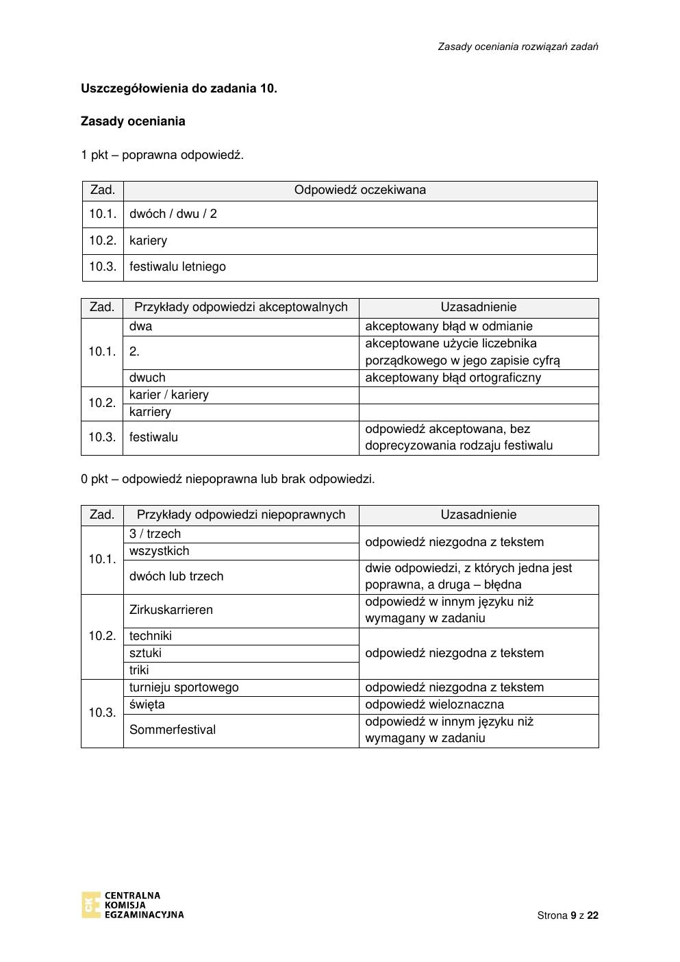 odpowiedzi - niemiecki - egzamin ósmoklasisty 2021 próbny-09