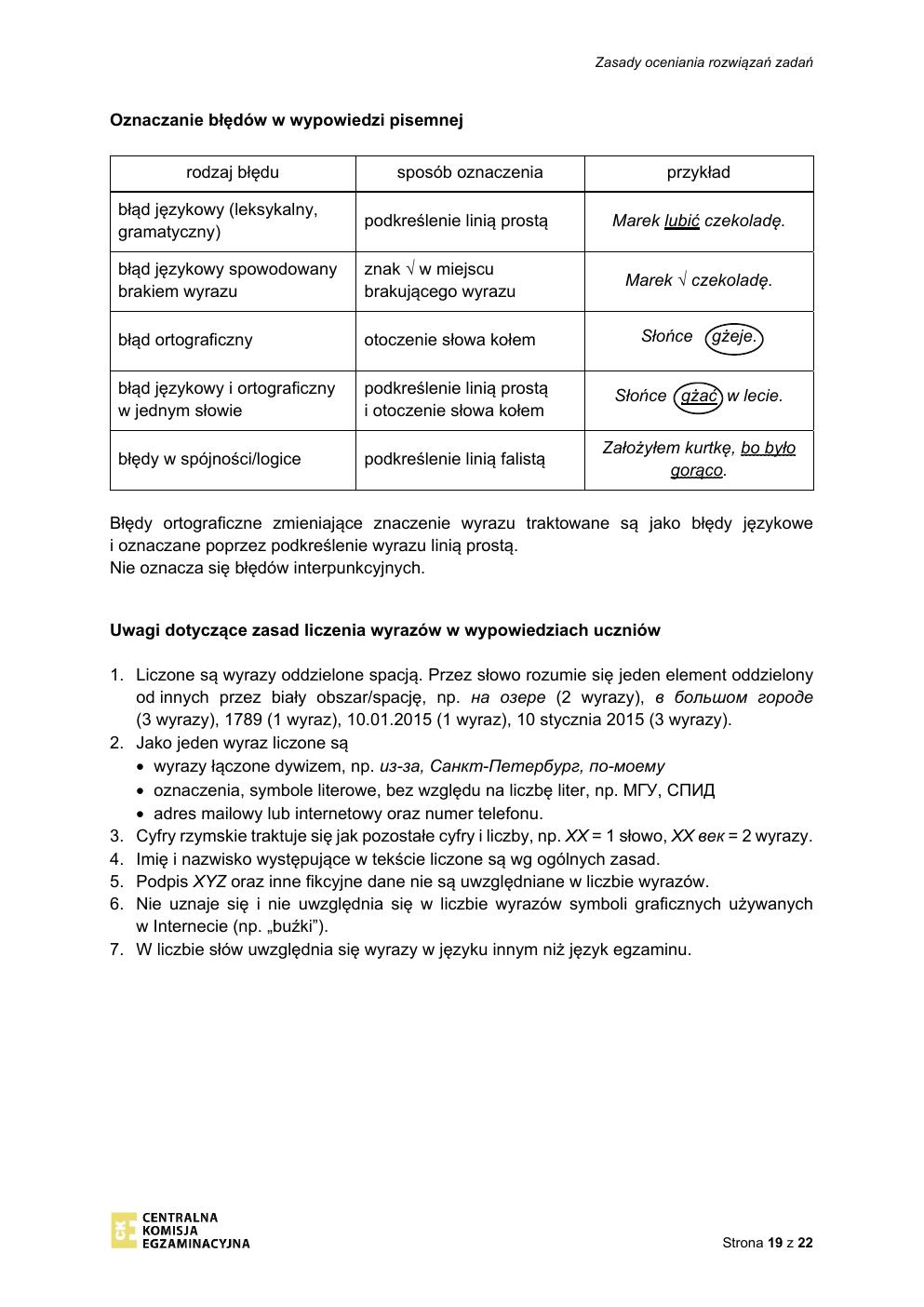 odpowiedzi - rosyjski - egzamin ósmoklasisty 2021 próbny-19