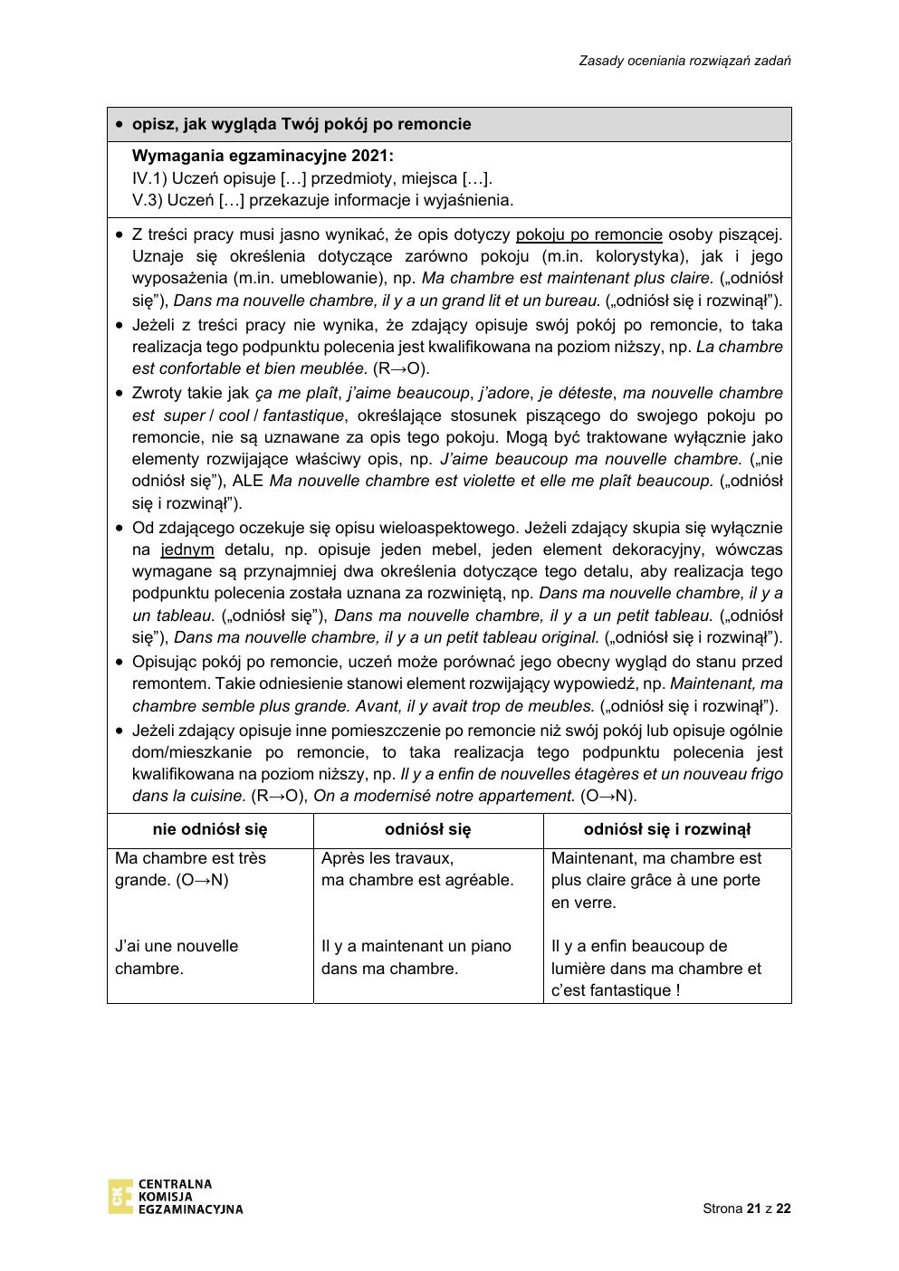 odpowiedzi - francuski - egzamin ósmoklasisty 2021 próbny-21