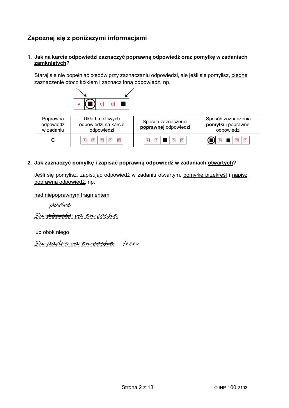 arkusz - hiszpański - egzamin ósmoklasisty 2021 próbny-02