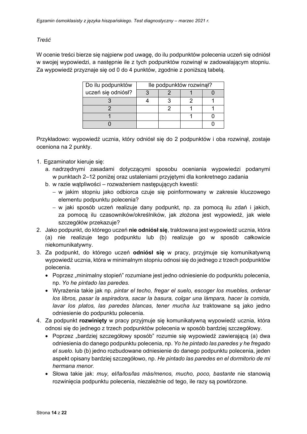 odpowiedzi - hiszpański - egzamin ósmoklasisty 2021 próbny-14