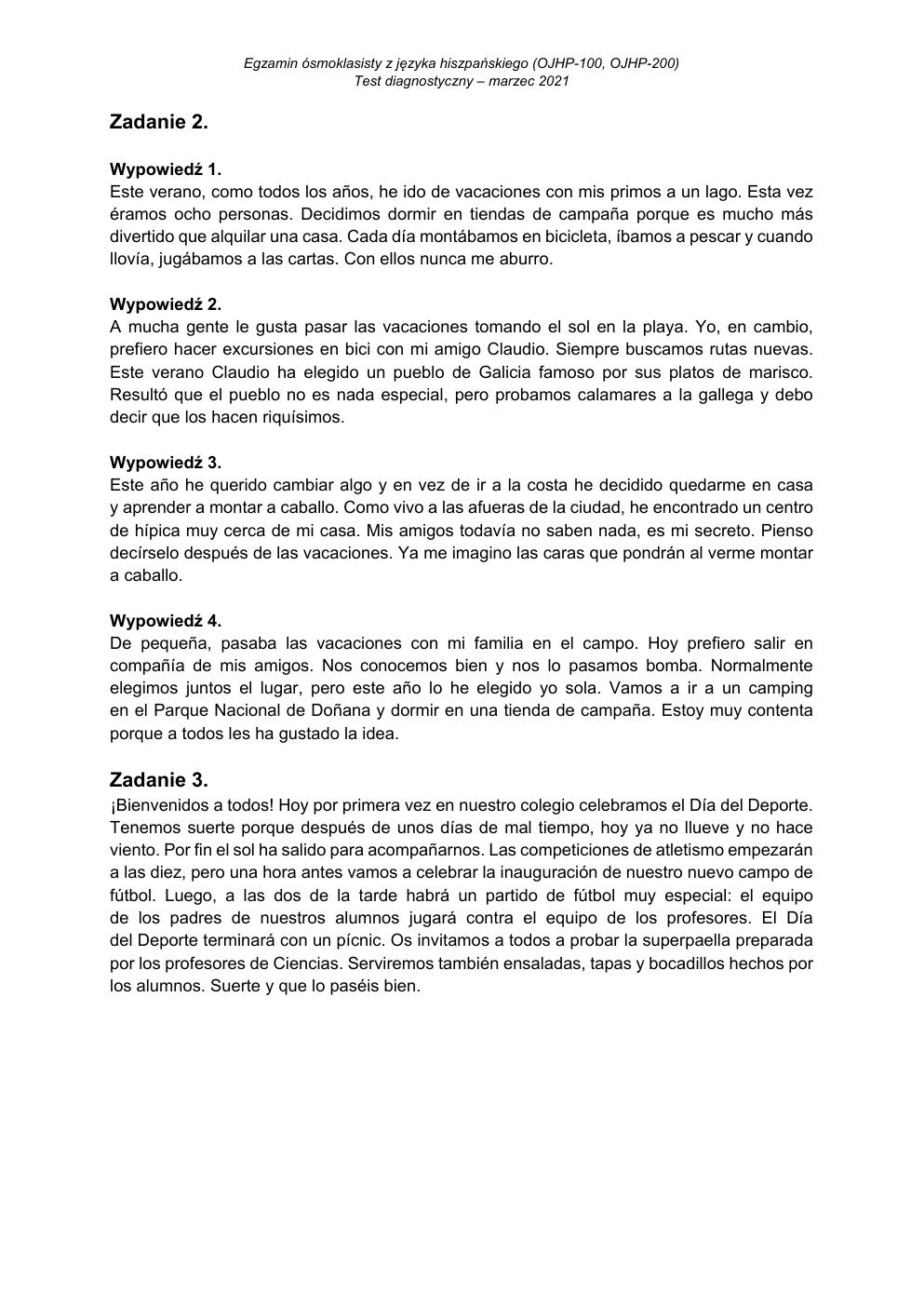 transkrypcja - hiszpański - egzamin ósmoklasisty 2021 próbny-2