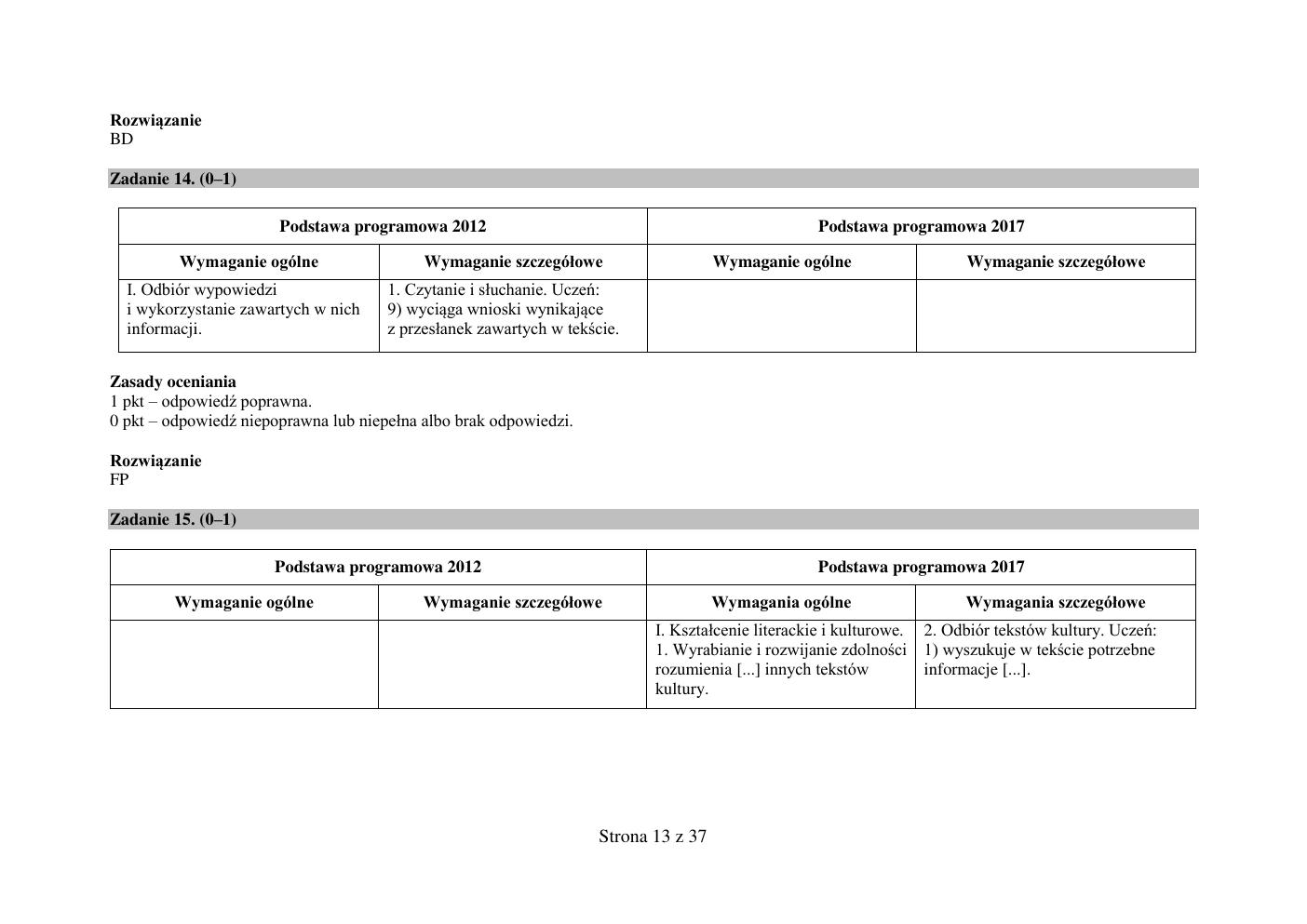 odpowiedzi - język polski - egzamin ósmoklasisty 2019-13