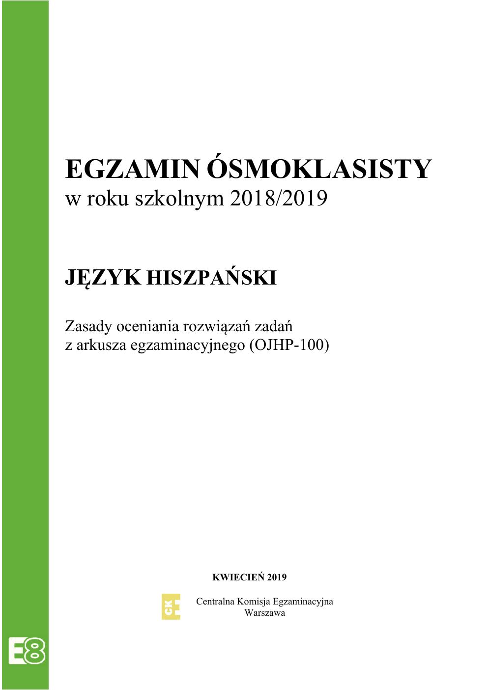 hiszpański - egzamin ósmoklasisty 2019 - odpowiedzi-01