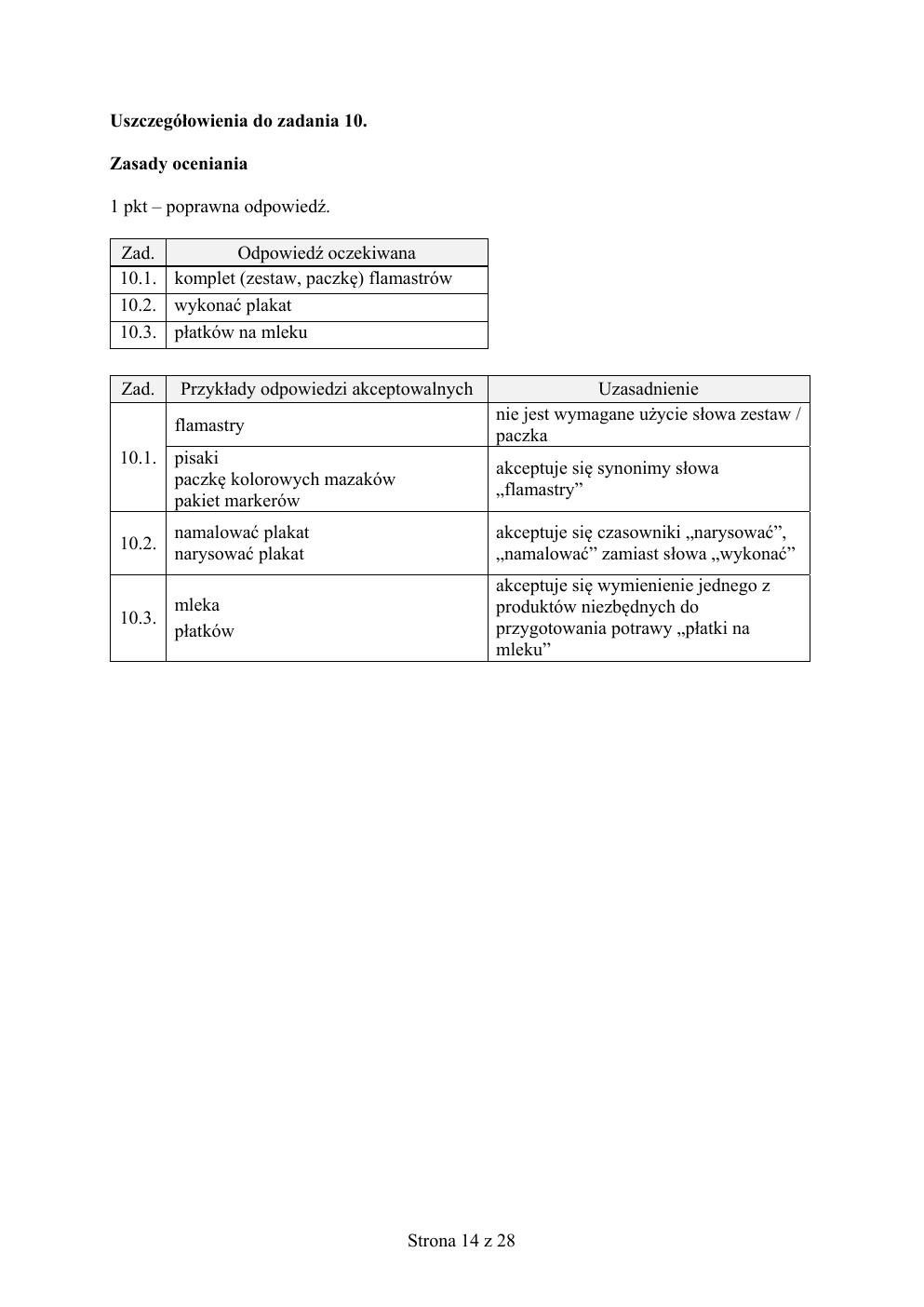 hiszpański - egzamin ósmoklasisty 2019 - odpowiedzi-14