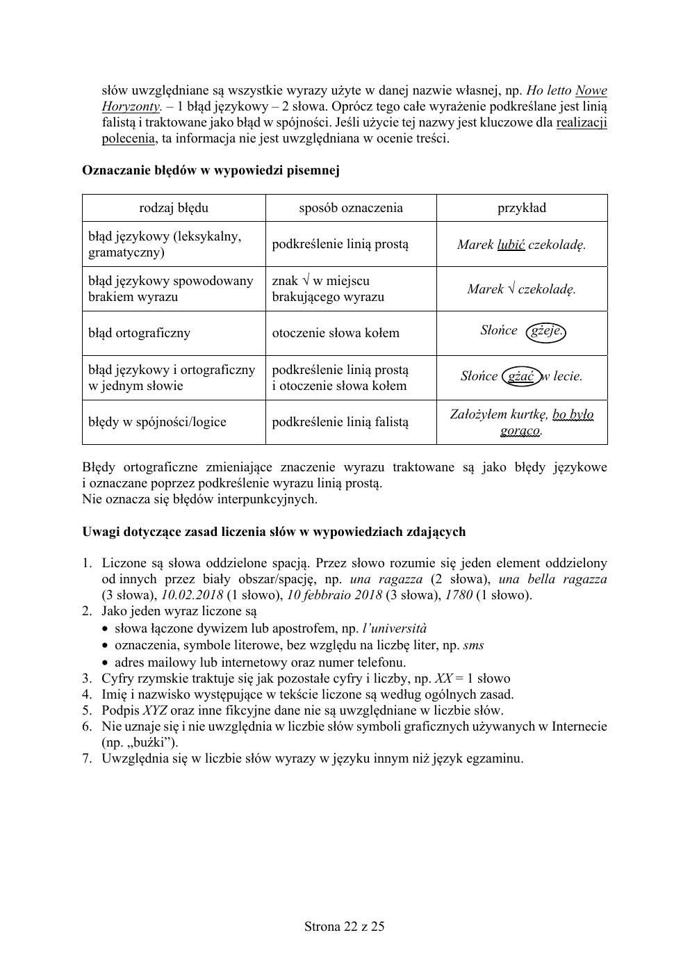 włoski - egzamin ósmoklasisty 2019 - odpowiedzi-22