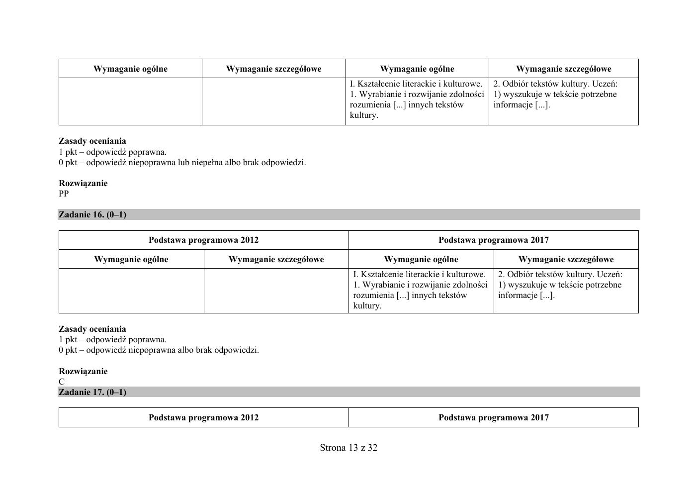 odpowiedzi - język polski - egzamin ósmoklasisty 2020 próbny-13