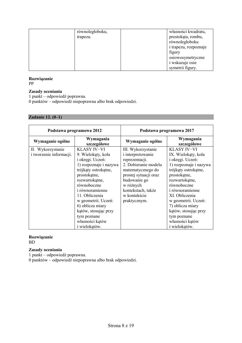 odpowiedzi - matematyka - egzamin ósmoklasisty 2020 próbny-08