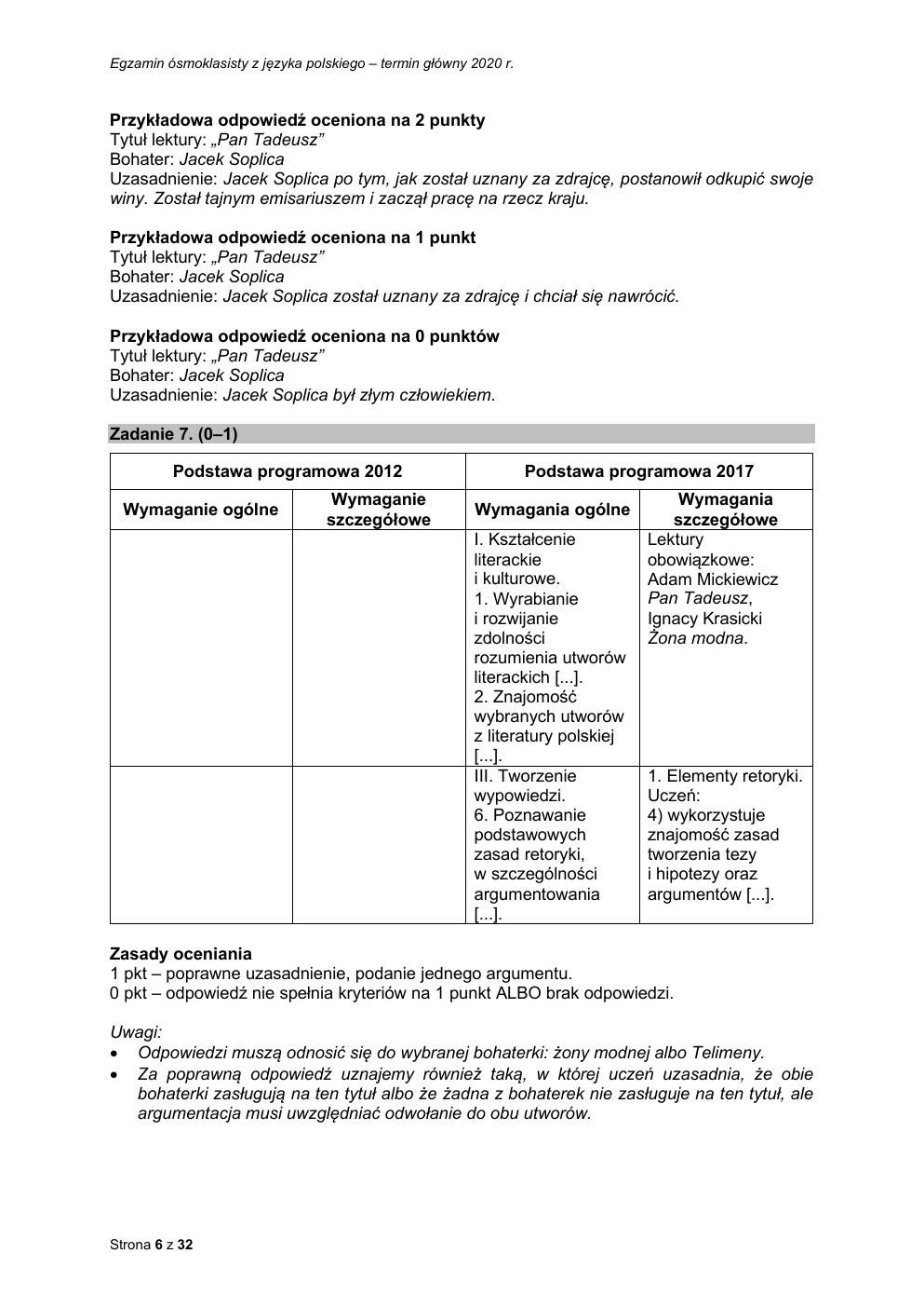 odpowiedzi - egzamin ósmoklasisty 2020 - język polski-06