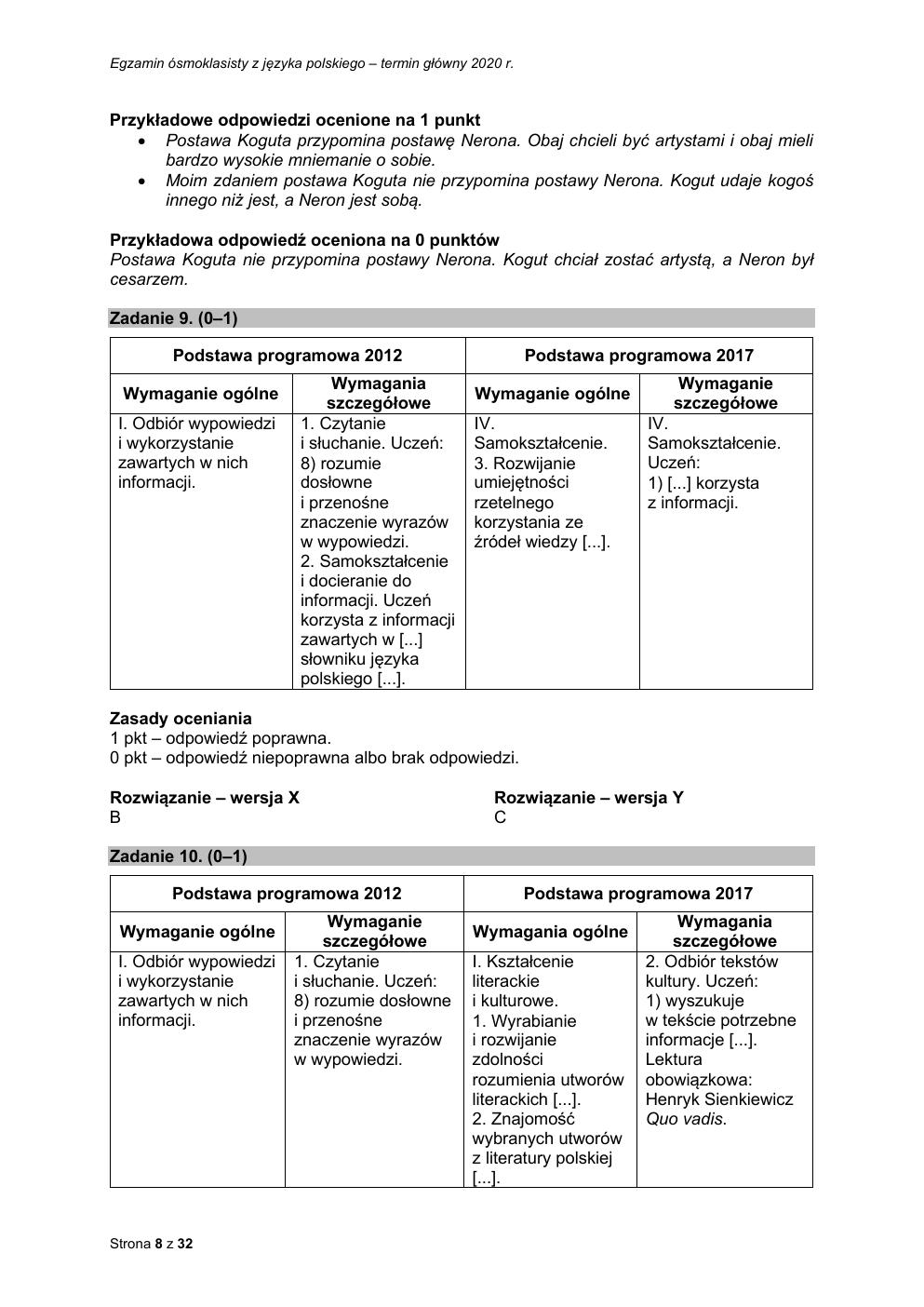odpowiedzi - egzamin ósmoklasisty 2020 - język polski-08