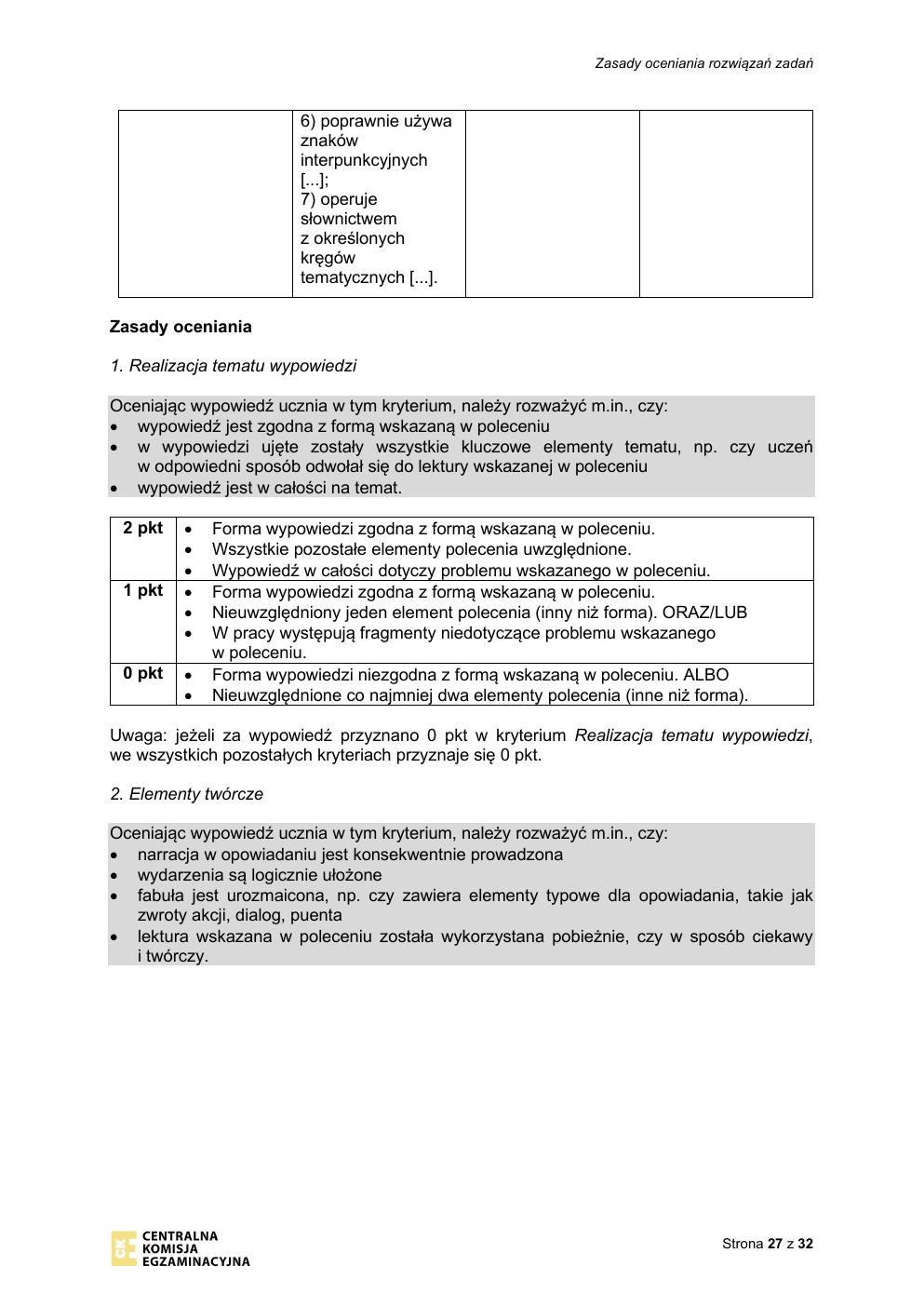 odpowiedzi - egzamin ósmoklasisty 2020 - język polski-27