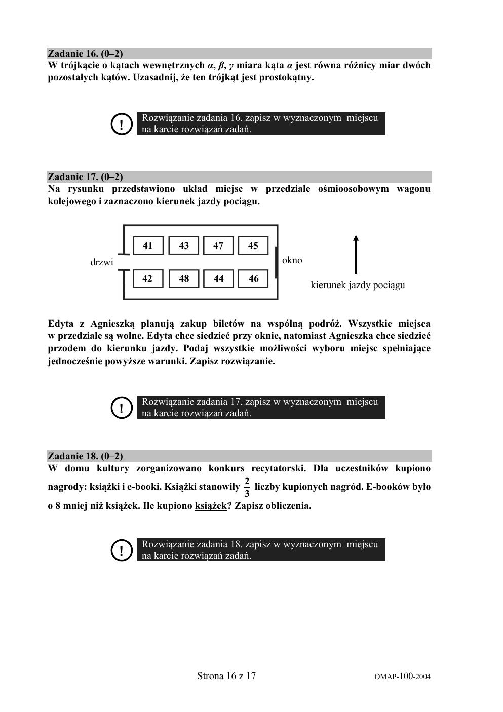 arkusz - matematyka - egzamin ósmoklasisty 2020-16