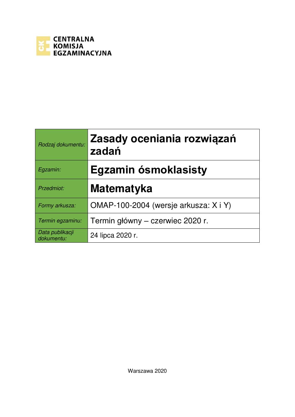 matematyka - egzamin ósmoklasisty 2020 - odpowiedzi-01