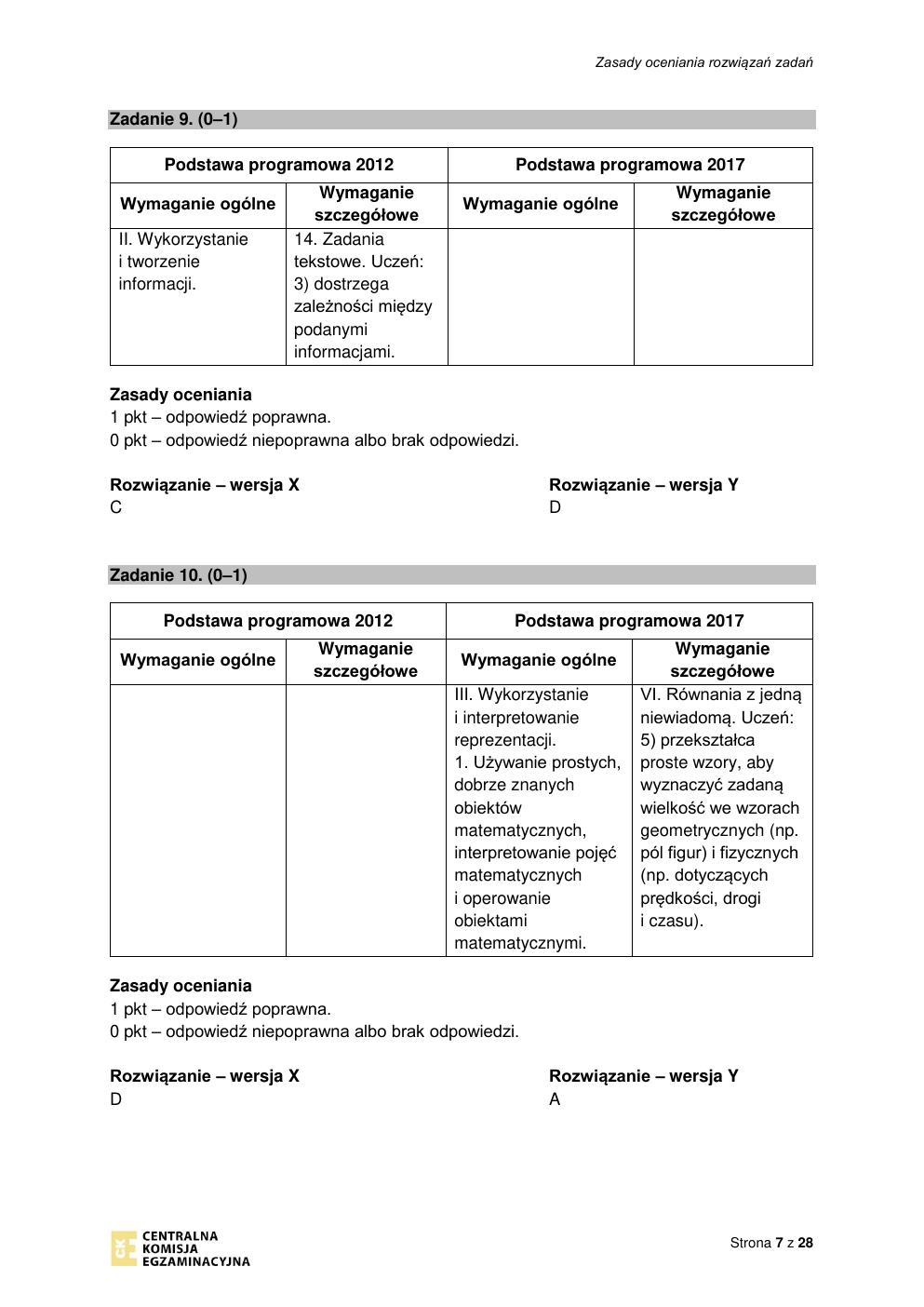 matematyka - egzamin ósmoklasisty 2020 - odpowiedzi-07