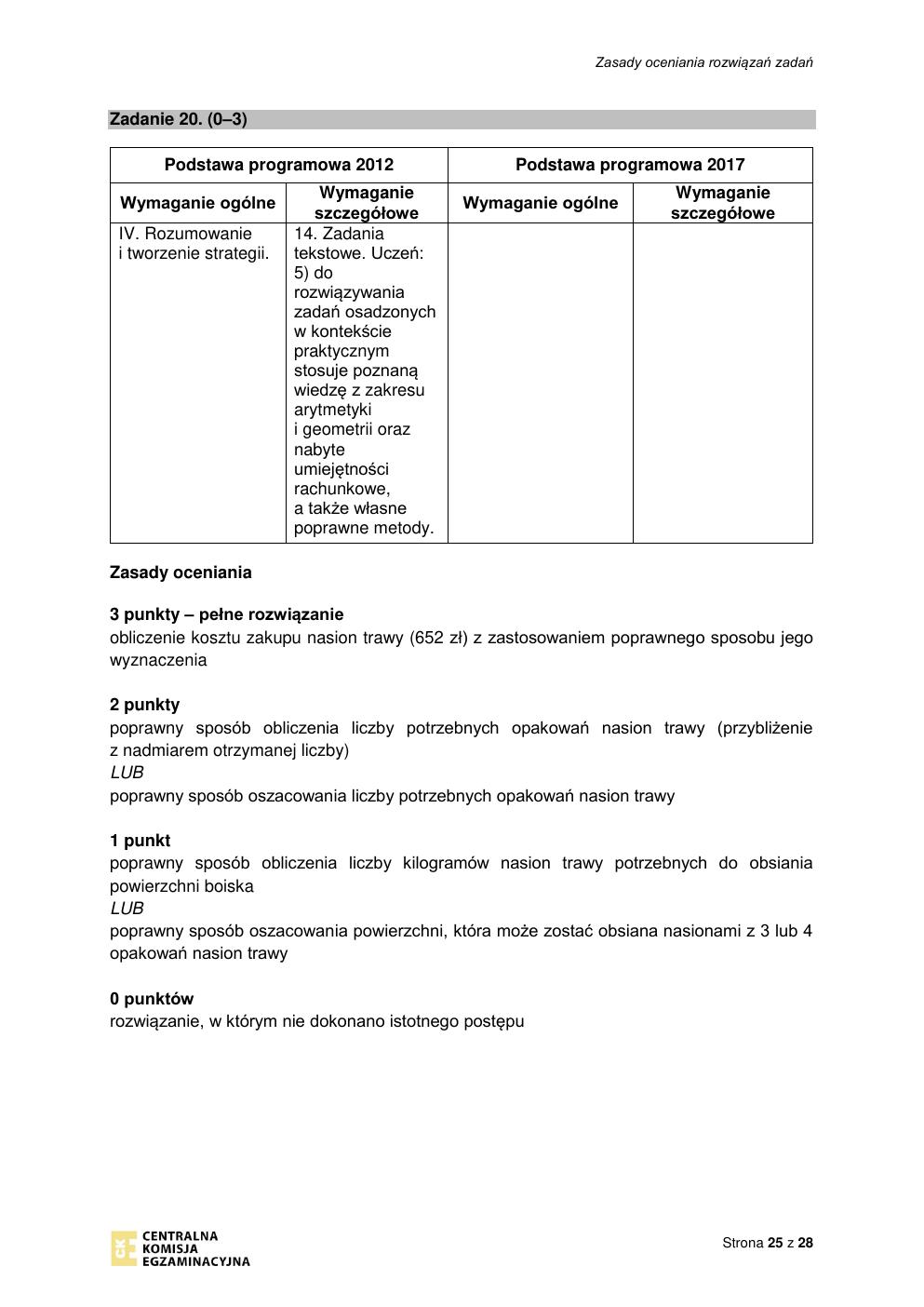 matematyka - egzamin ósmoklasisty 2020 - odpowiedzi-25