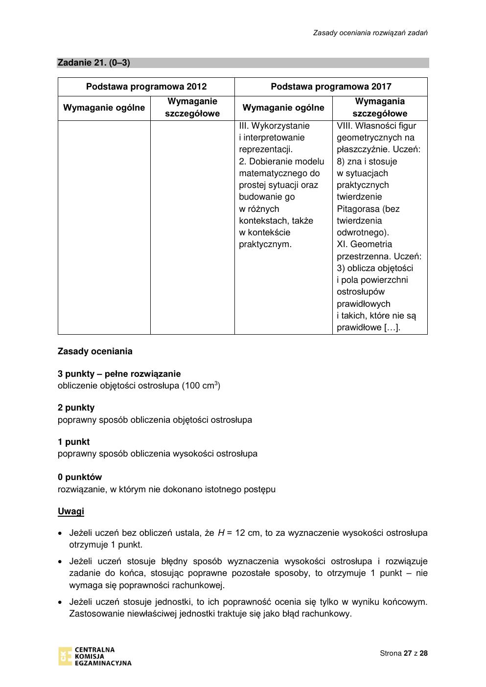 matematyka - egzamin ósmoklasisty 2020 - odpowiedzi-27