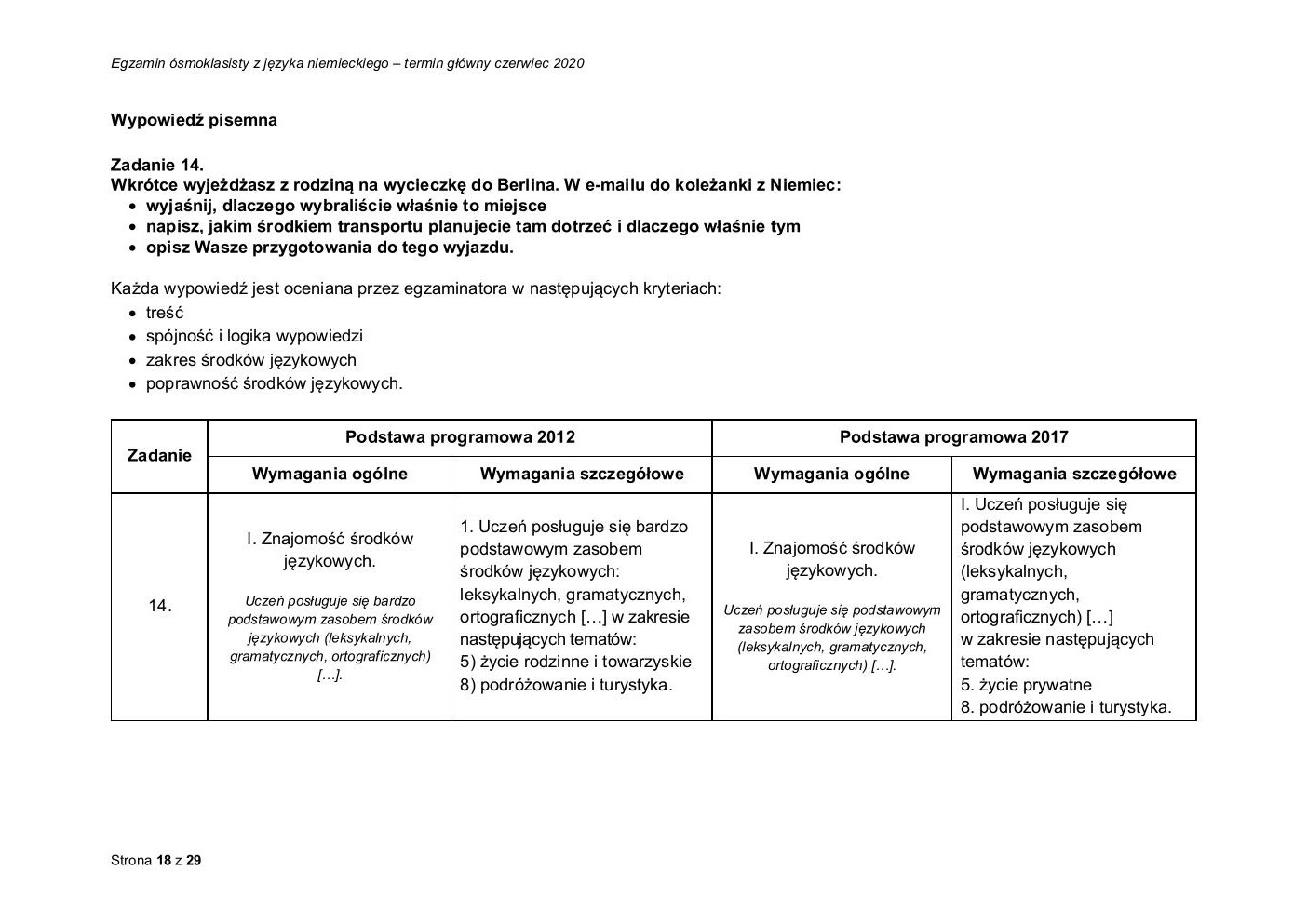 niemiecki - egzamin ósmoklasisty 2020 - odpowiedzi-18