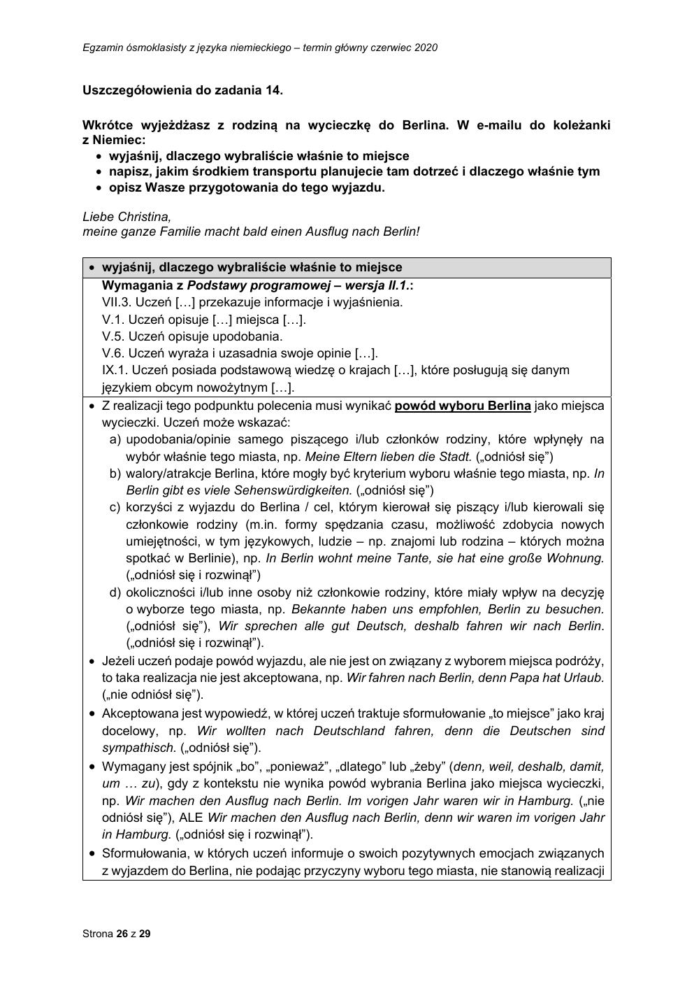 niemiecki - egzamin ósmoklasisty 2020 - odpowiedzi-26