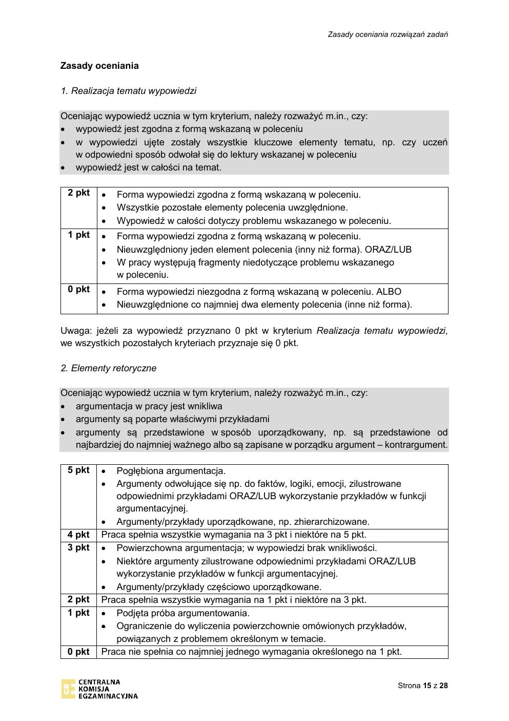 odpowiedzi - język polski - egzamin ósmoklasisty 2021 maj-15