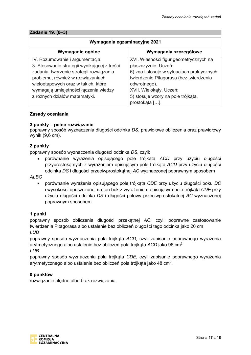 odpowiedzi - matematyka - egzamin ósmoklasisty 2021-17