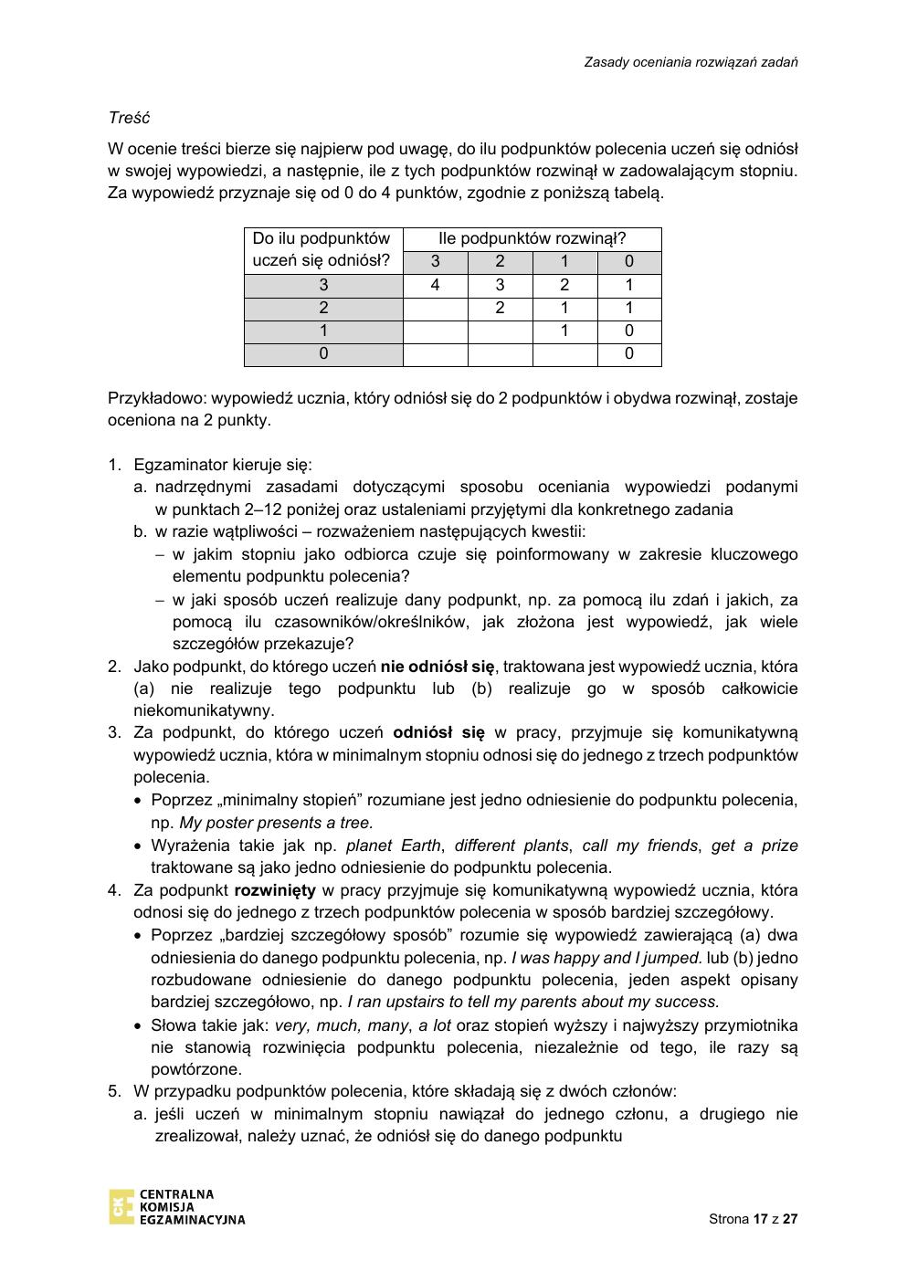 odpowiedzi - język angielski - egzamin ósmoklasisty 2021-17