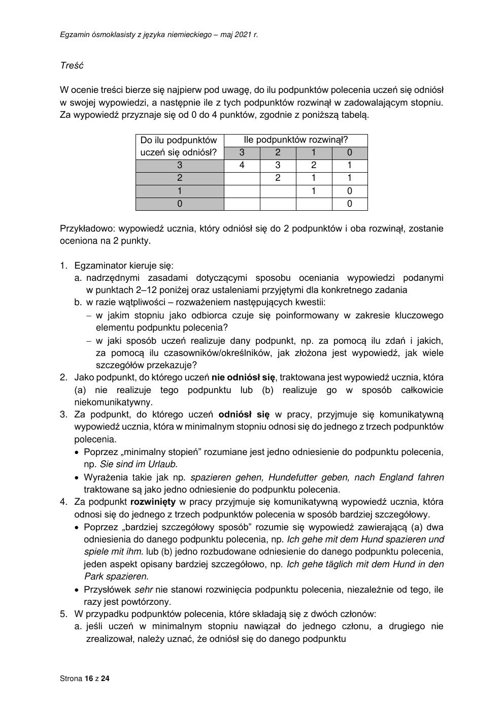 odpowiedzi - język niemiecki - egzamin ósmoklasisty 2021-16