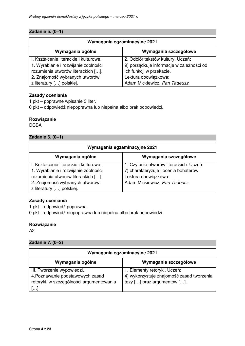 odpowiedzi - polski - egzamin ósmoklasisty 2021 próbny-04