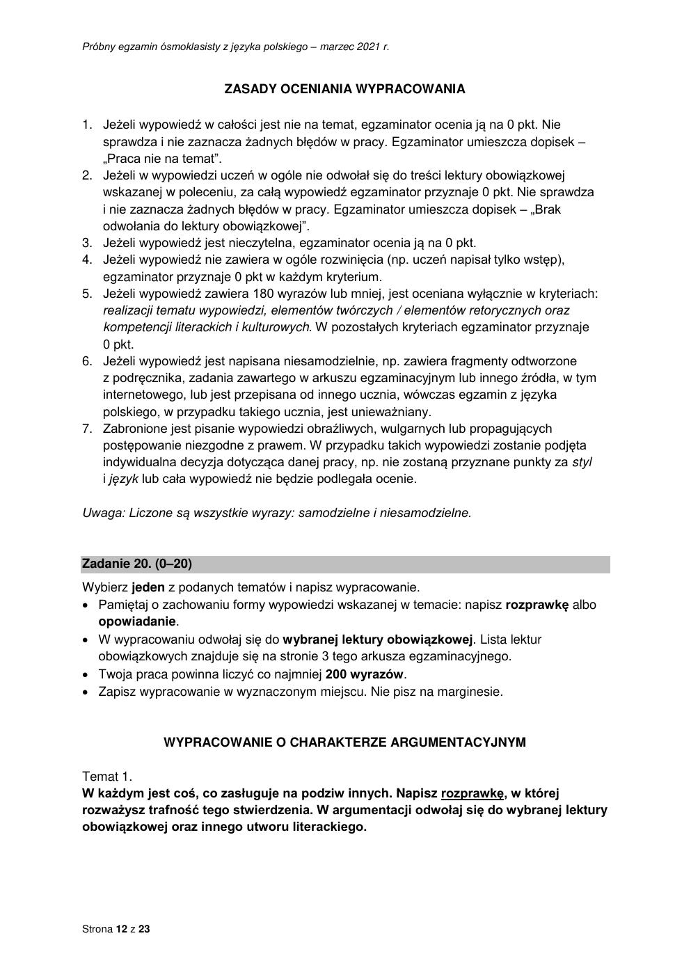 odpowiedzi - polski - egzamin ósmoklasisty 2021 próbny-12