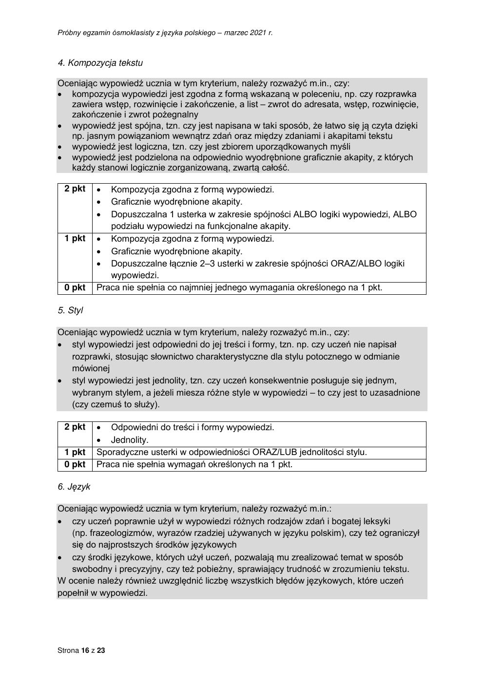 odpowiedzi - polski - egzamin ósmoklasisty 2021 próbny-16