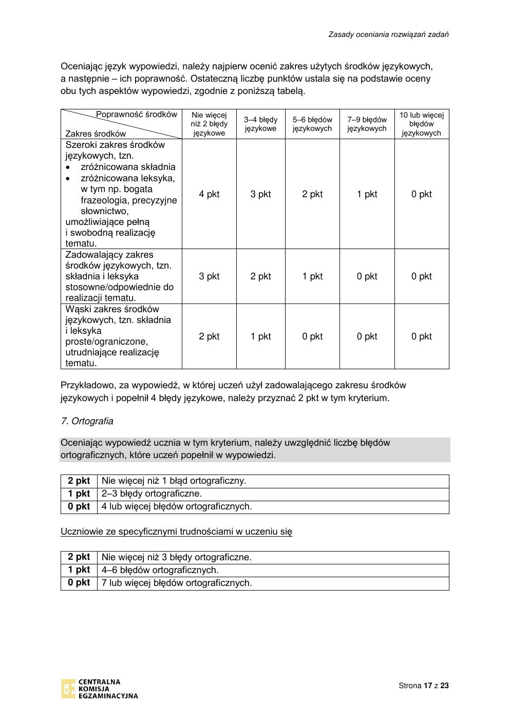 odpowiedzi - polski - egzamin ósmoklasisty 2021 próbny-17