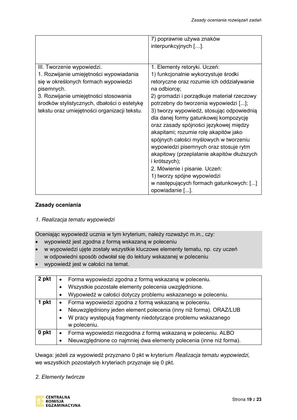 odpowiedzi - polski - egzamin ósmoklasisty 2021 próbny-19