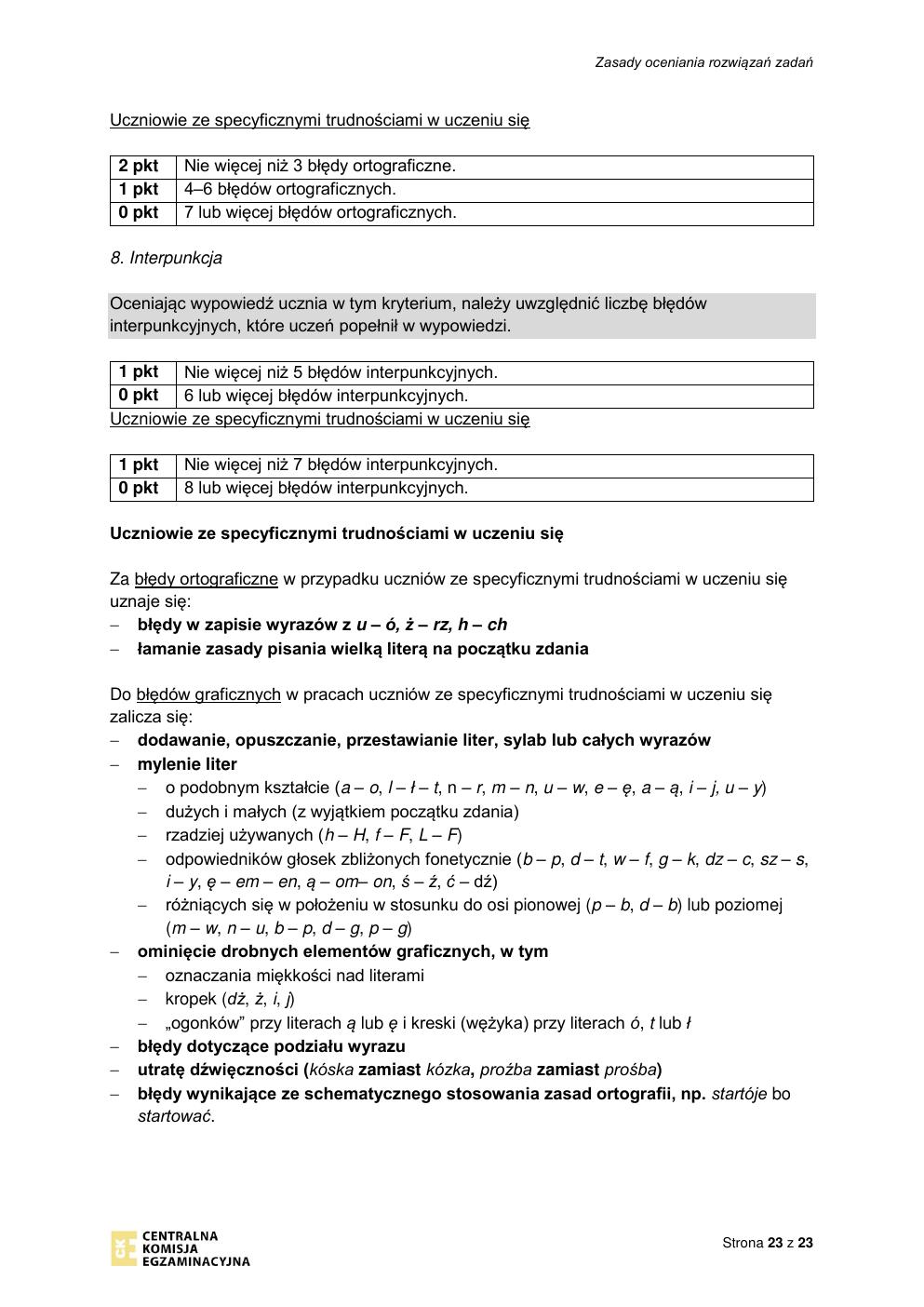 odpowiedzi - polski - egzamin ósmoklasisty 2021 próbny-23