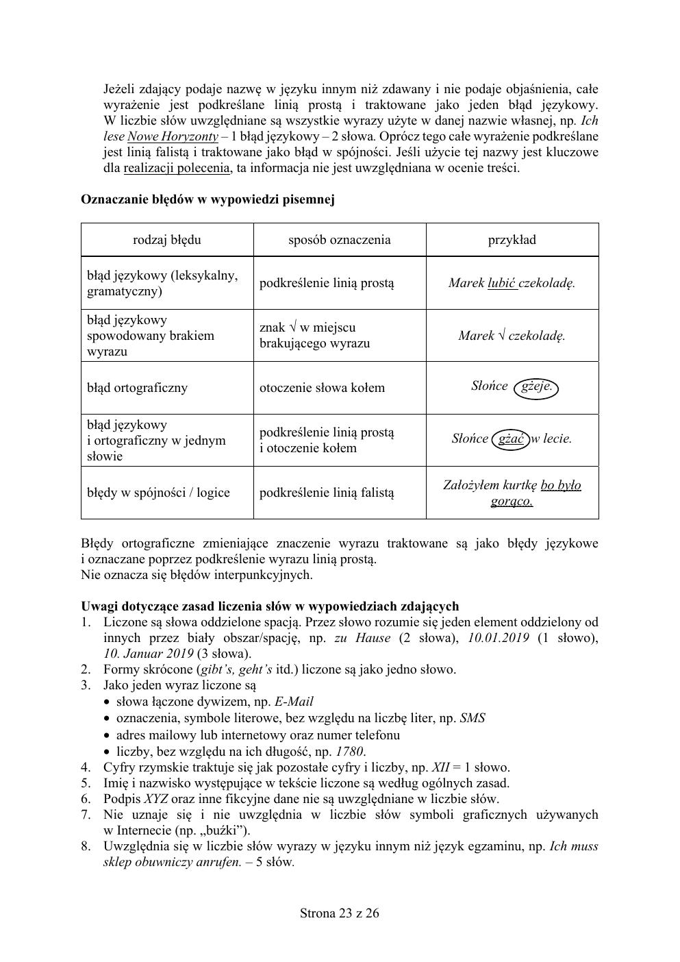 odpowiedzi - niemiecki - egzamin ósmoklasisty 2020 próbny-23