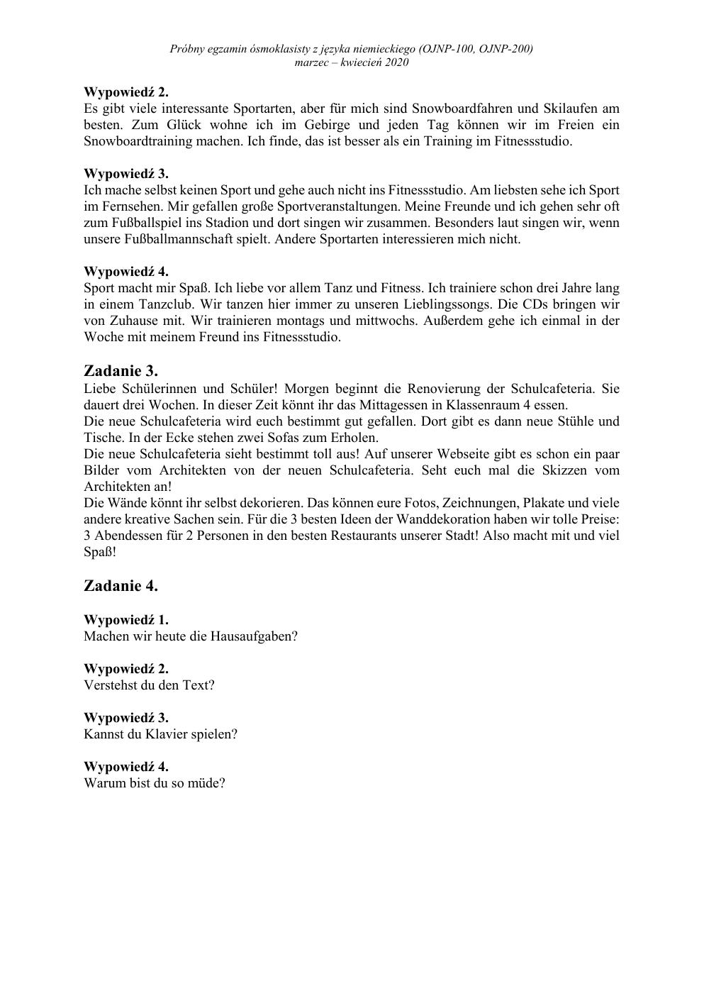 transkrypcja - niemiecki - egzamin ósmoklasisty 2020 próbny-2