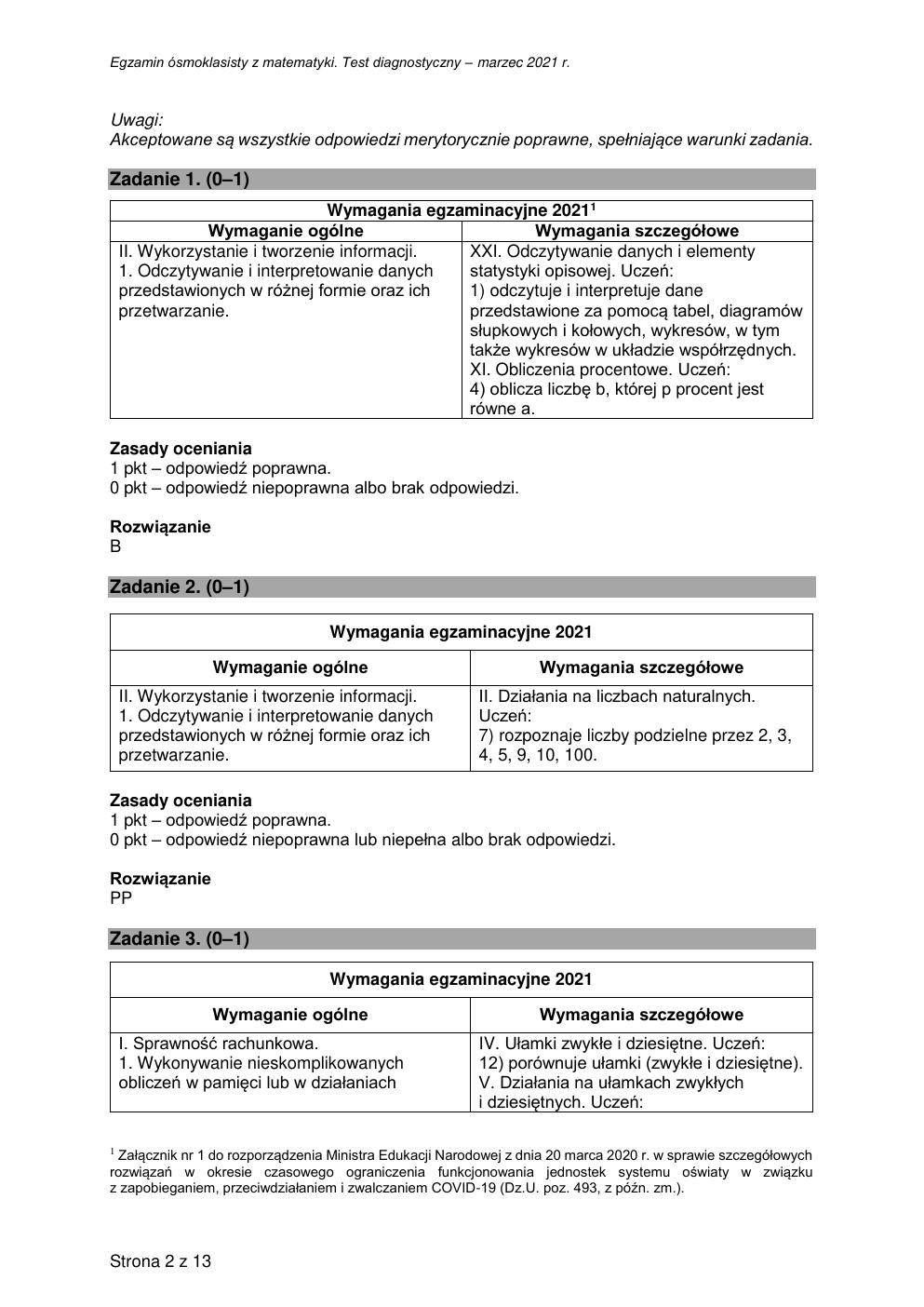 odpowiedzi - matematyka - egzamin ósmoklasisty 2021 próbny-02