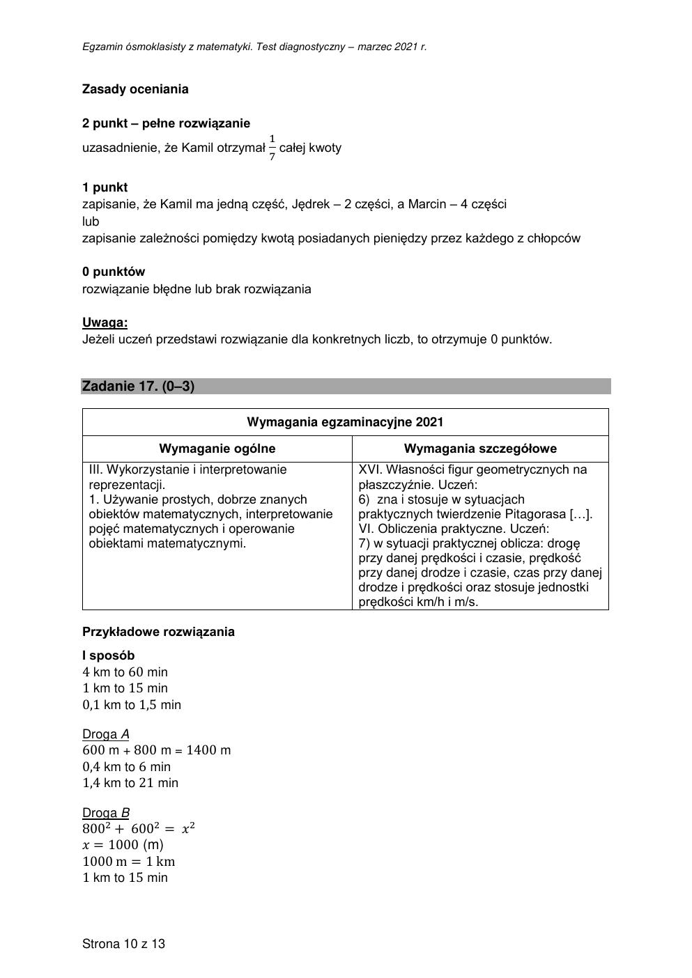 odpowiedzi - matematyka - egzamin ósmoklasisty 2021 próbny-10